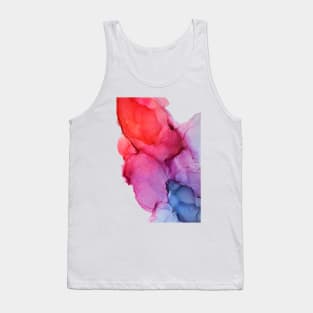 Bleeding Rainbow Blend - Alcohol Ink Painting Tank Top